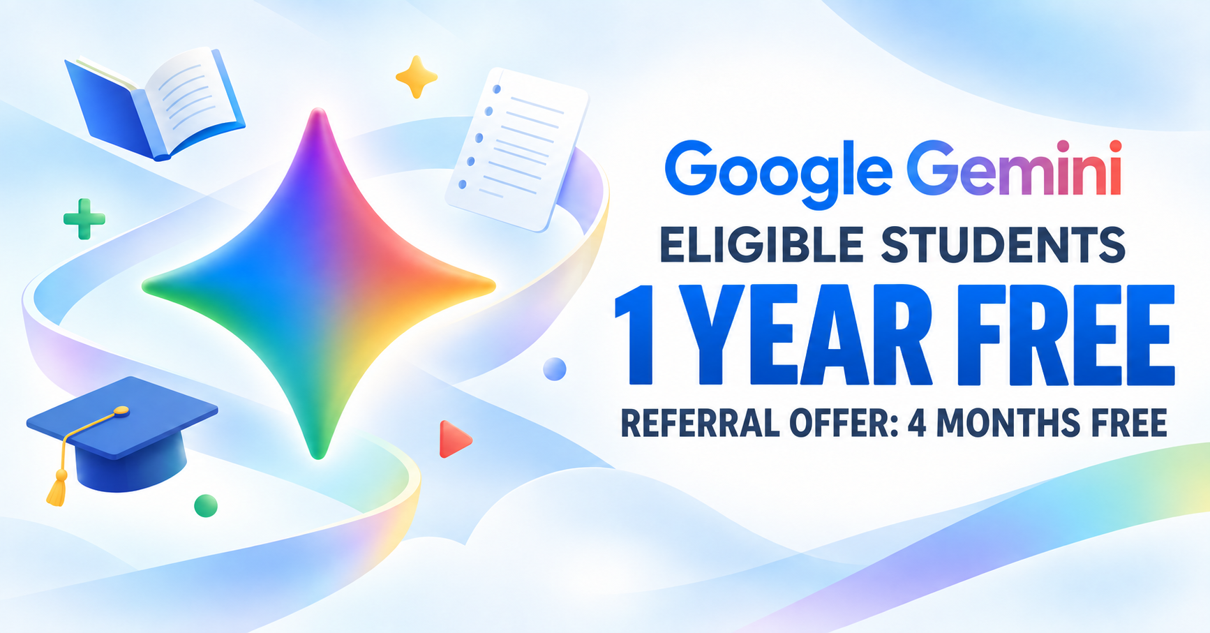 Google Gemini: Free AI Pro Student Plan for One Year, Get 4 Months of Google AI Pro for Others